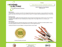 Tablet Screenshot of beyondelectric.net